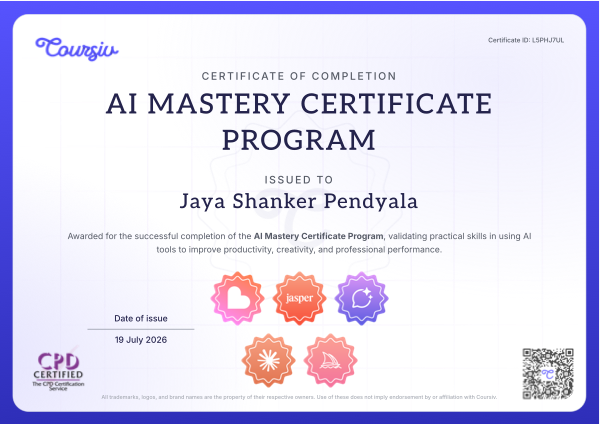AI Mastery Certificate Program